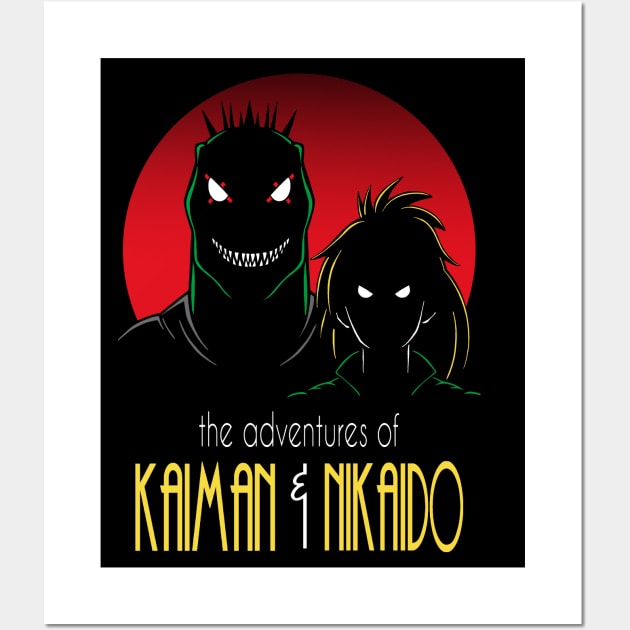 The adventures of Kaiman & Nikaido Wall Art by Andriu